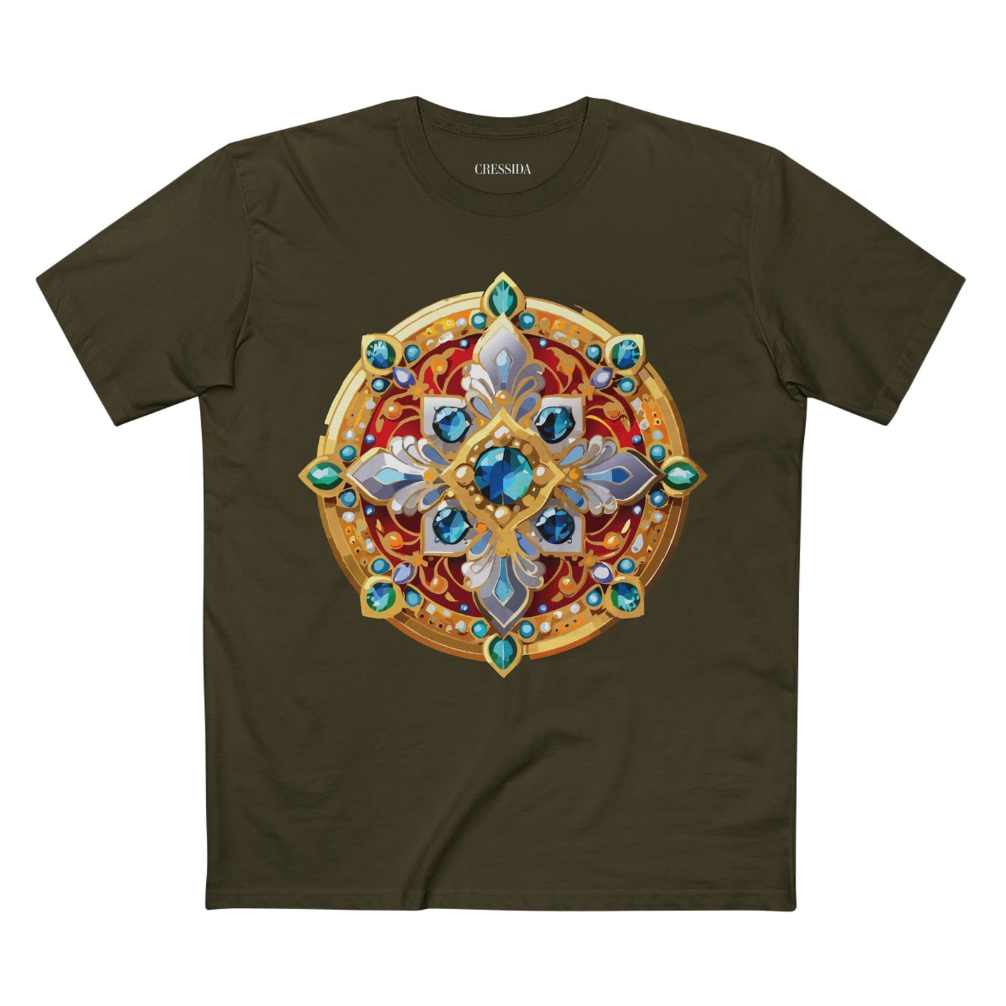 Medallion Shirt, Shirt with Medallion, Tee Shirt with Medal