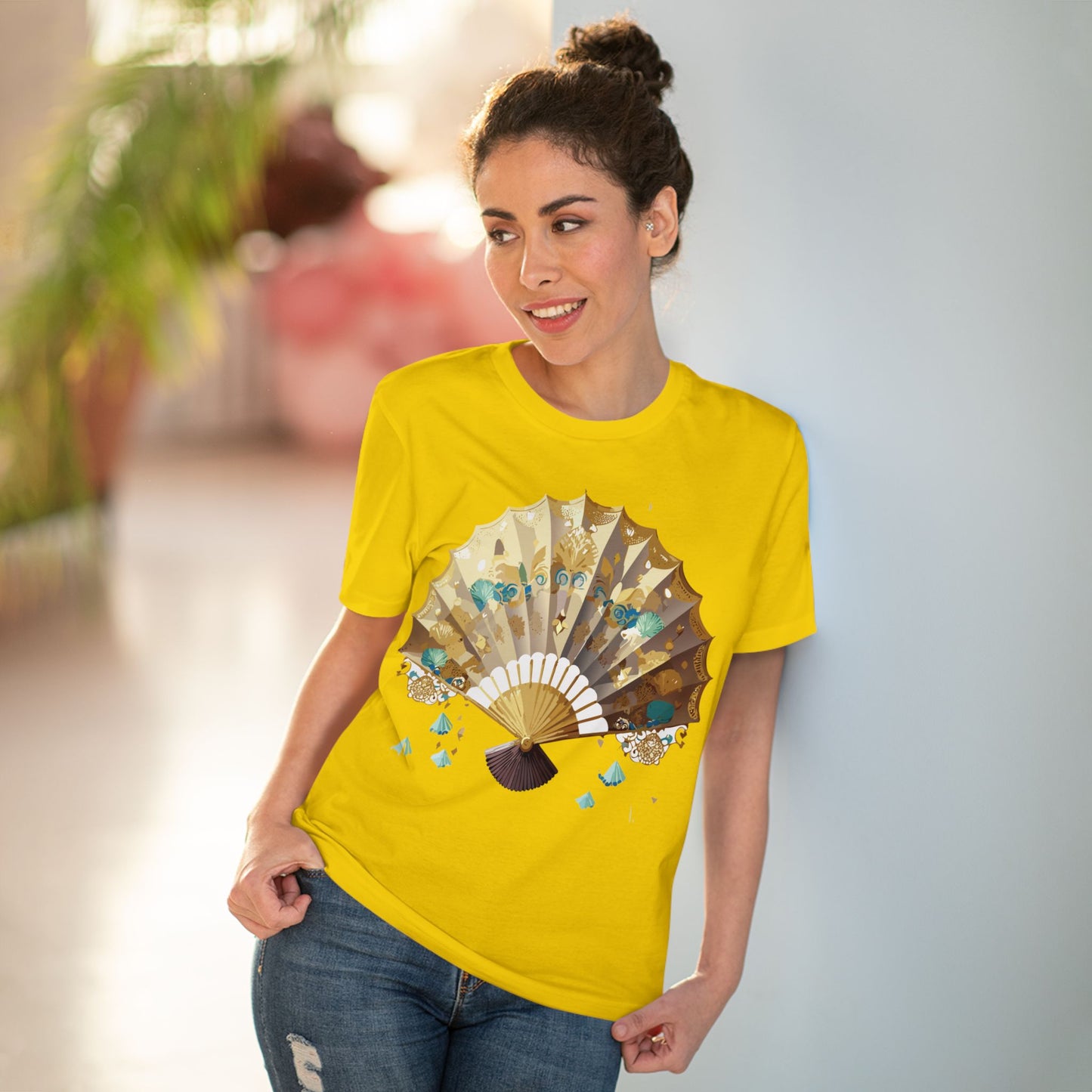 Organic T-shirt with Fan