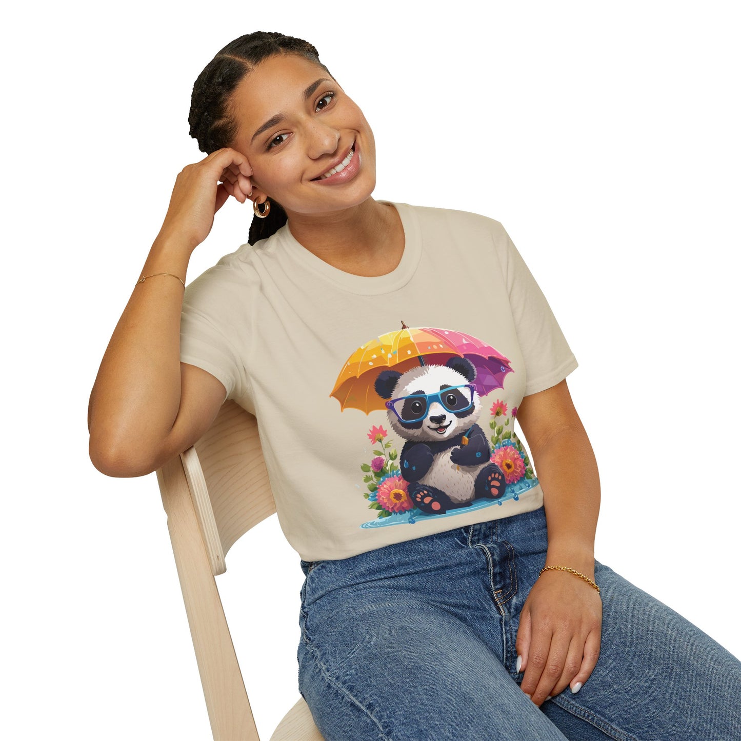 Panda Shirt, T Shirt with Panda, Animal Shirt, Tee Shirt with Animals