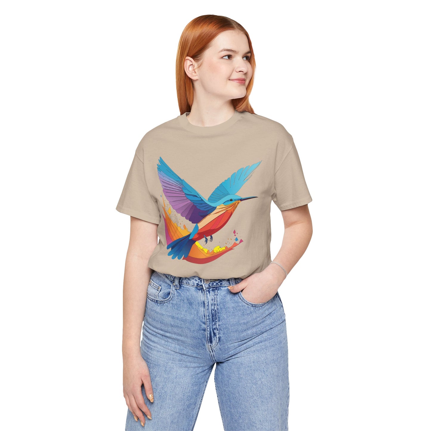 Unisex Animal Shirt, Tee Shirt with Animals, Art Design Tee Shirt, Wild Animals Shirt