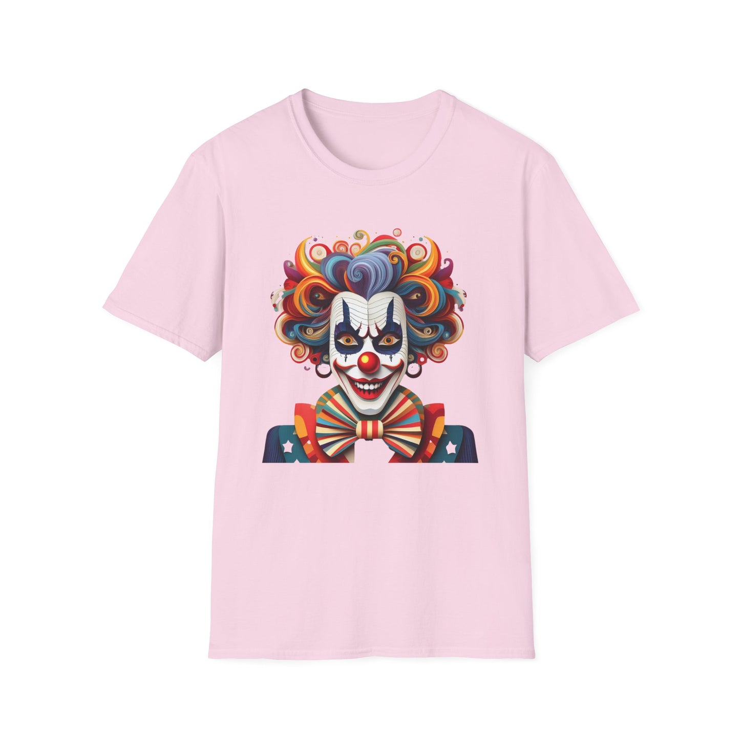 Clown Shirt, T Shirt with Clown, Funny Man Shirt, Tee Shirt with Funny Man, Circus Shirt, Shirt with Circus, Scary Man Shirt, Shirt with Scary Man