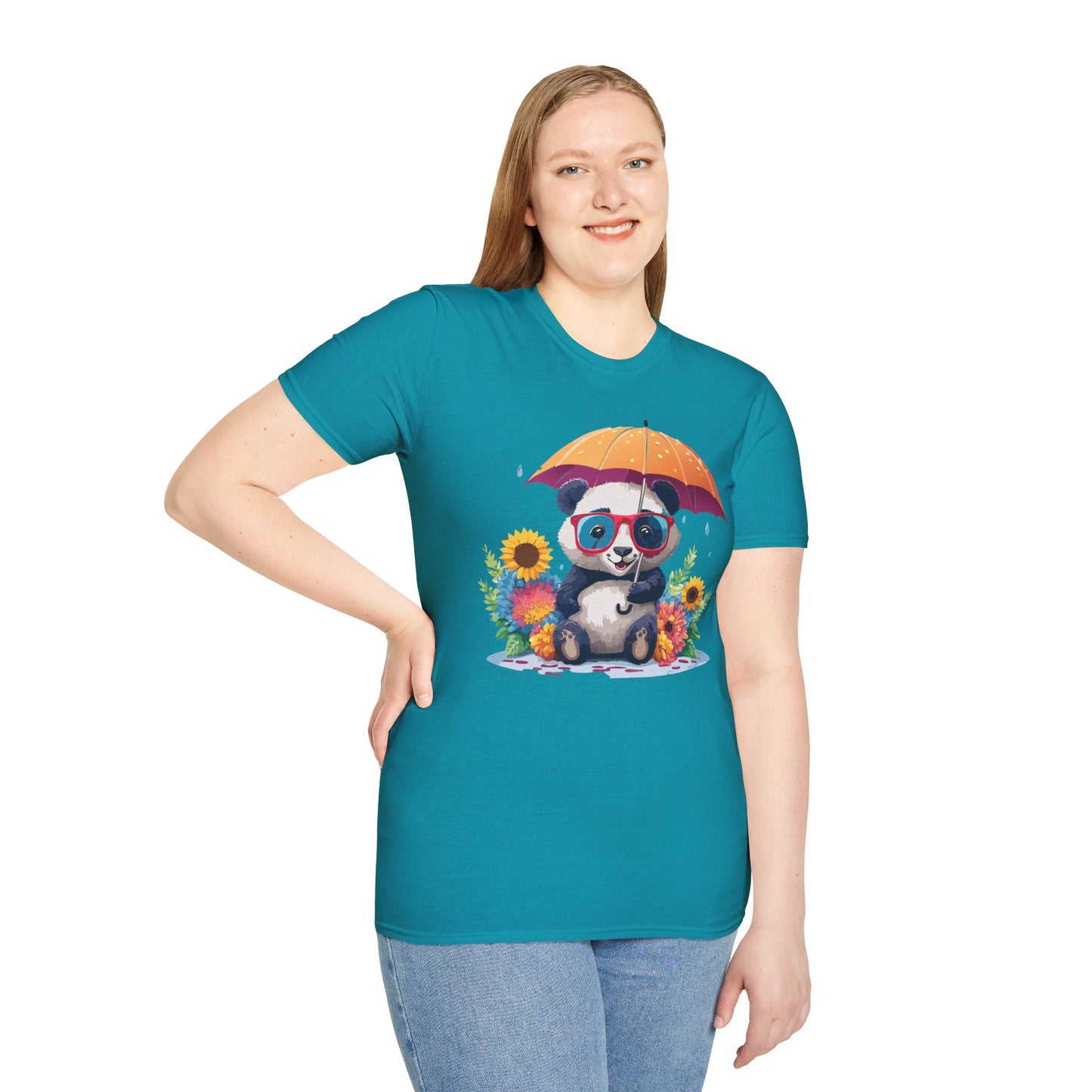Panda Shirt, T Shirt with Panda, Animal Shirt, Tee Shirt with Animals