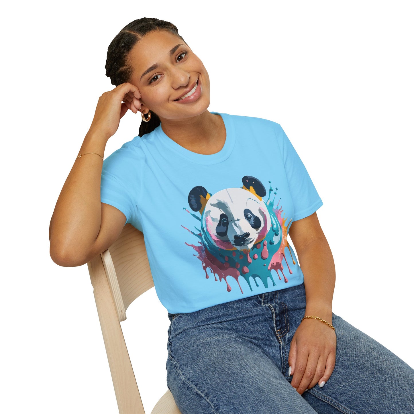 Panda Shirt, T Shirt with Panda, Animal Shirt, Tee Shirt with Animals