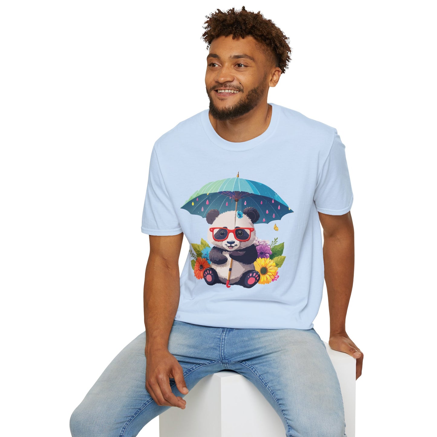 Panda Shirt, T Shirt with Panda, Animal Shirt, Tee Shirt with Animals