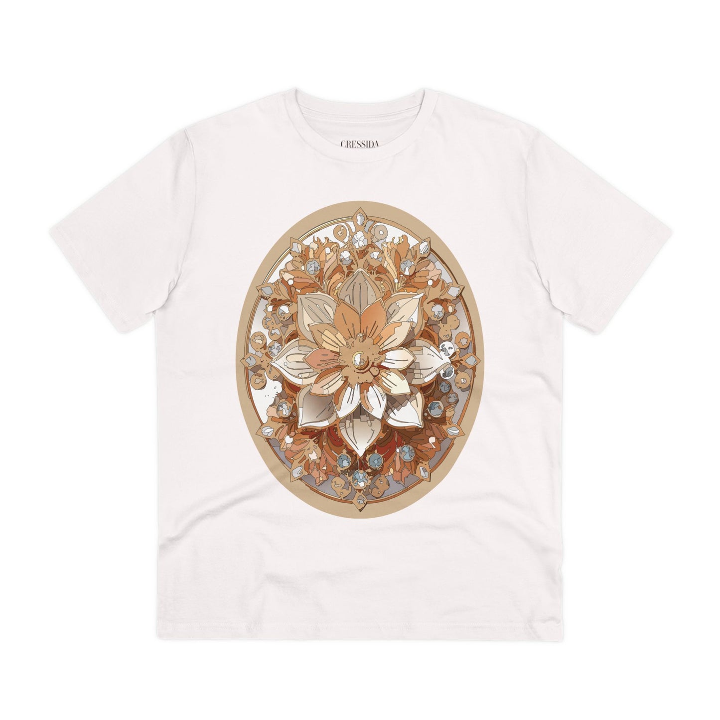 Organic T-shirt with Flower