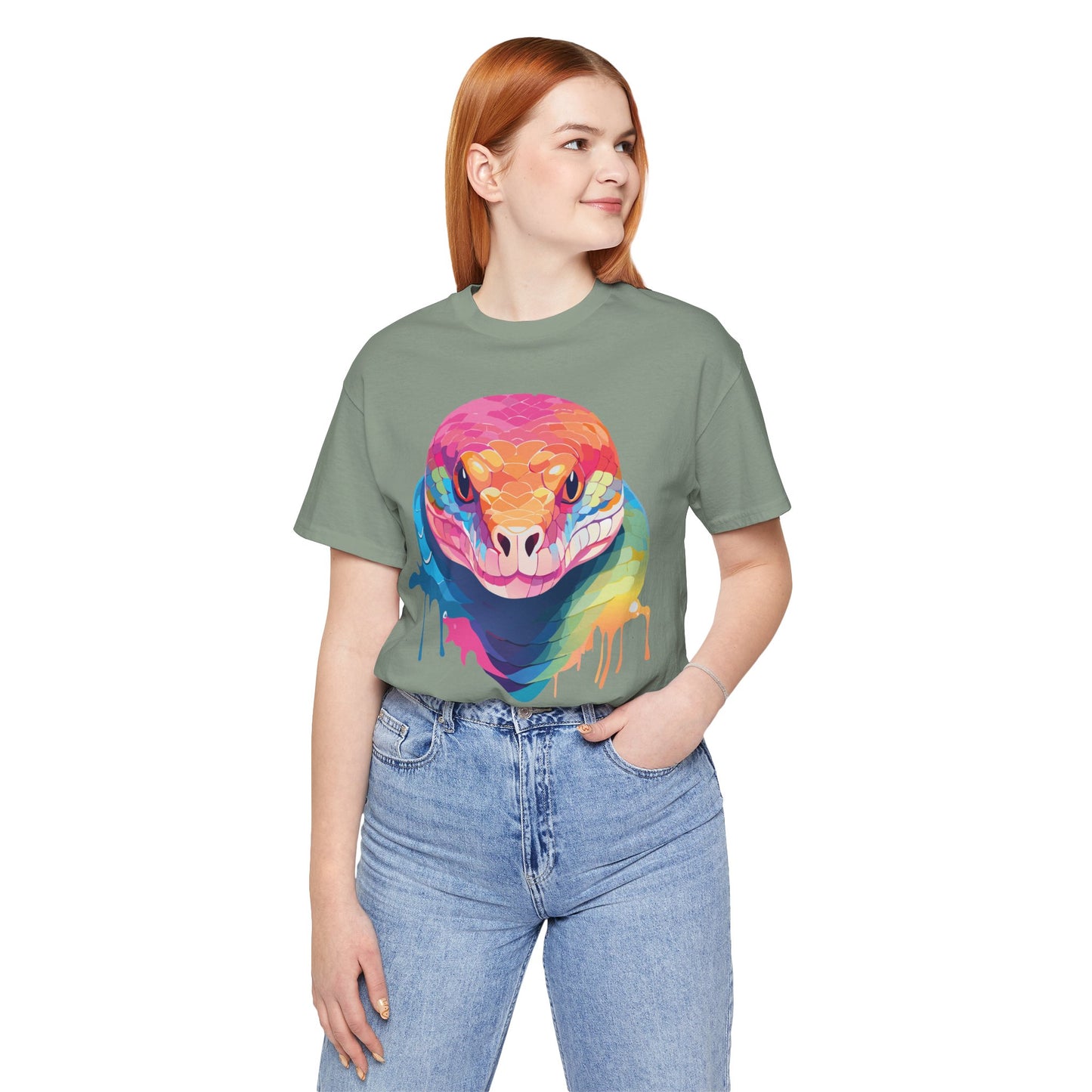 Unisex Animal Shirt, Tee Shirt with Animals, Art Design Tee Shirt, Wild Animals Shirt