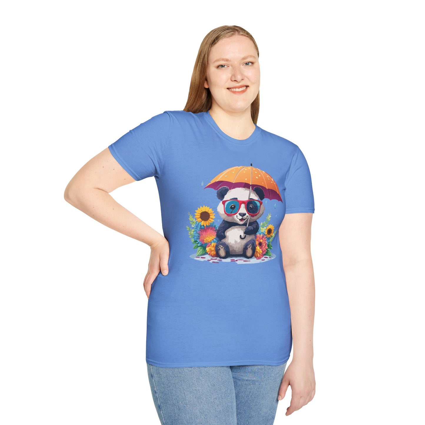 Panda Shirt, T Shirt with Panda, Animal Shirt, Tee Shirt with Animals