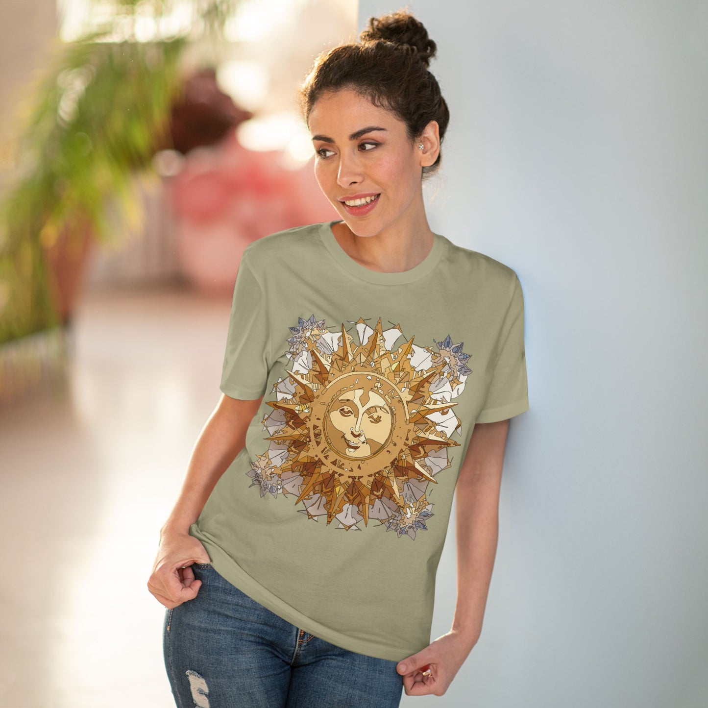 Organic T-shirt with Sun