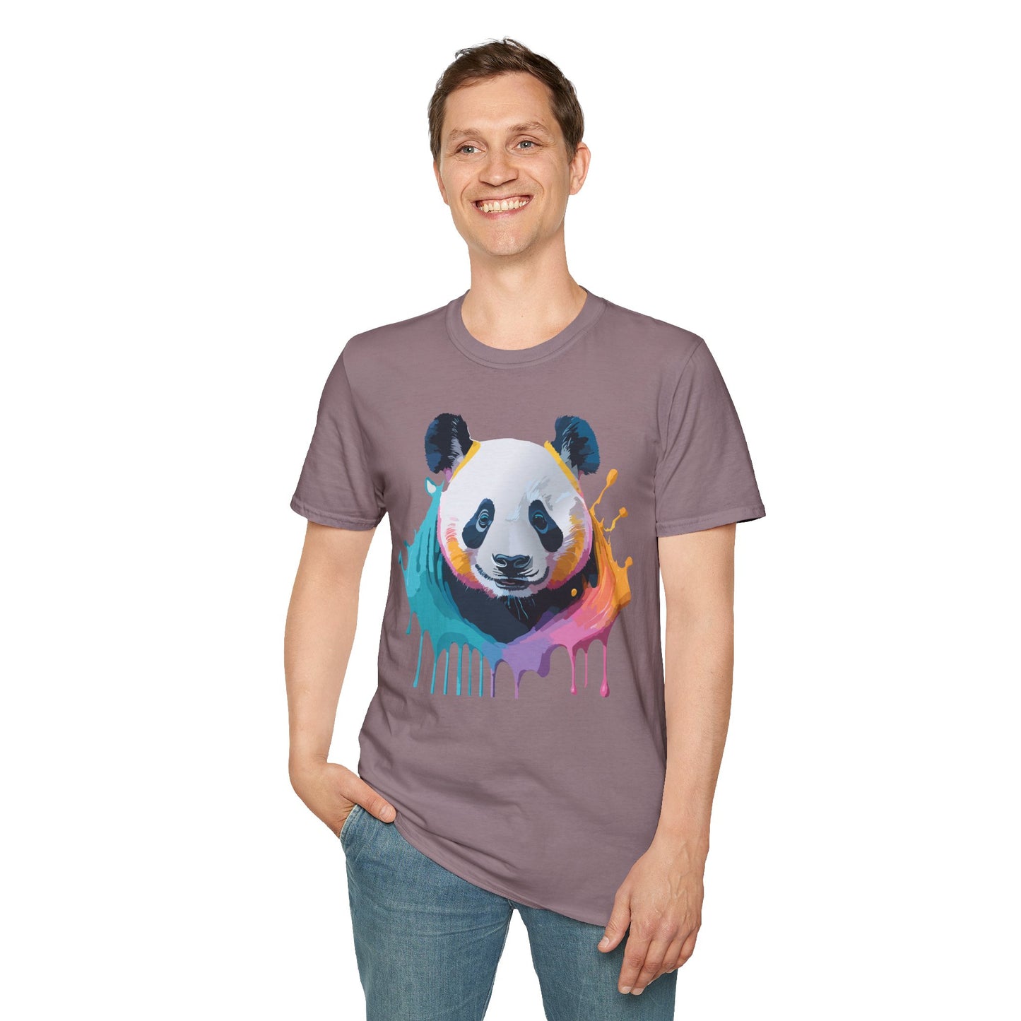 Panda Shirt, T Shirt with Panda, Animal Shirt, Tee Shirt with Animals