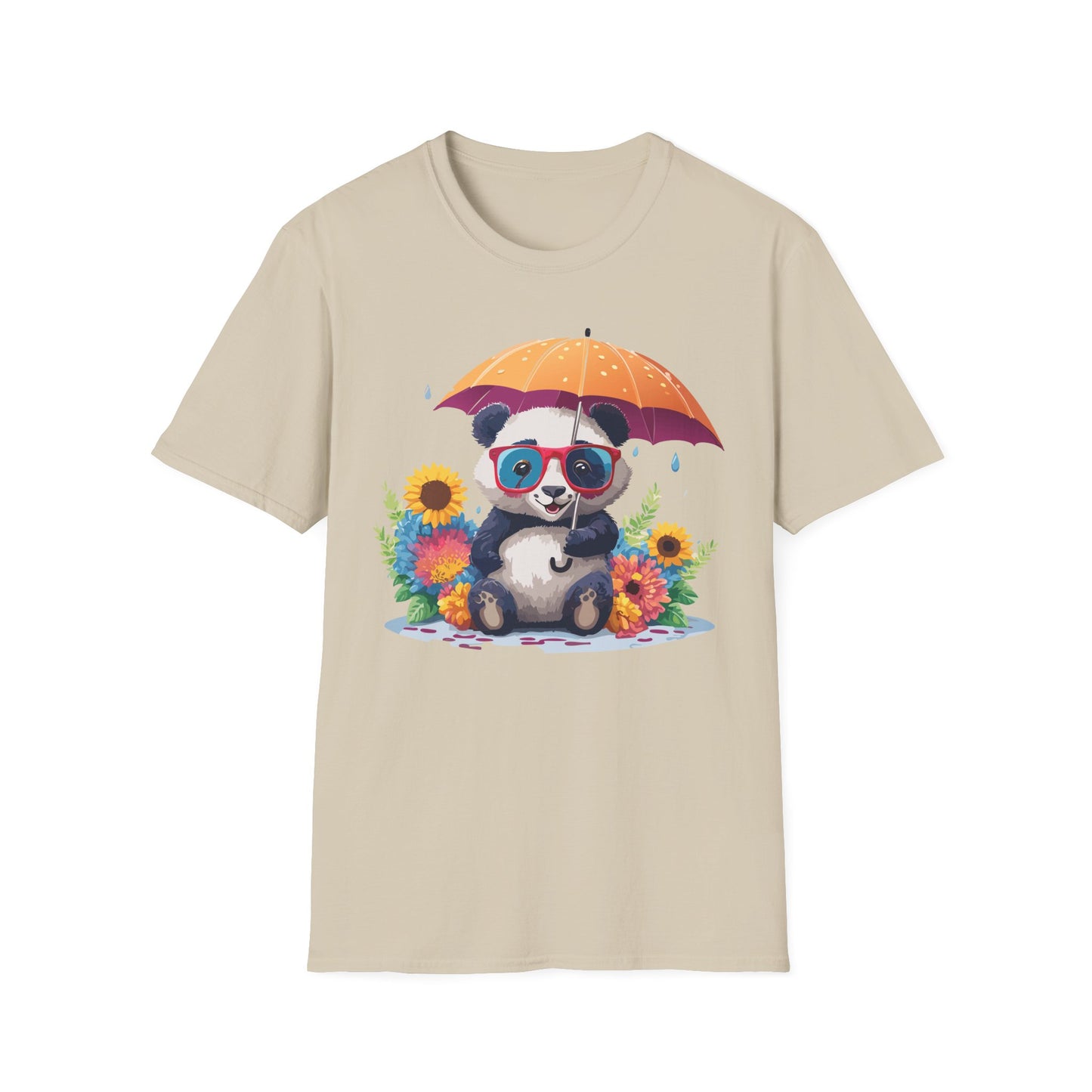 Panda Shirt, T Shirt with Panda, Animal Shirt, Tee Shirt with Animals