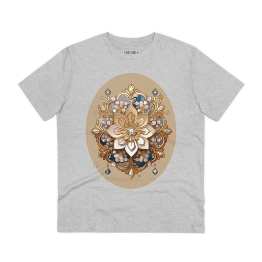 Organic T-shirt with Flower