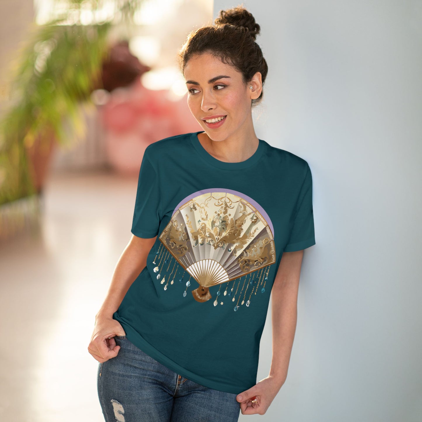 Organic T-shirt with Fan