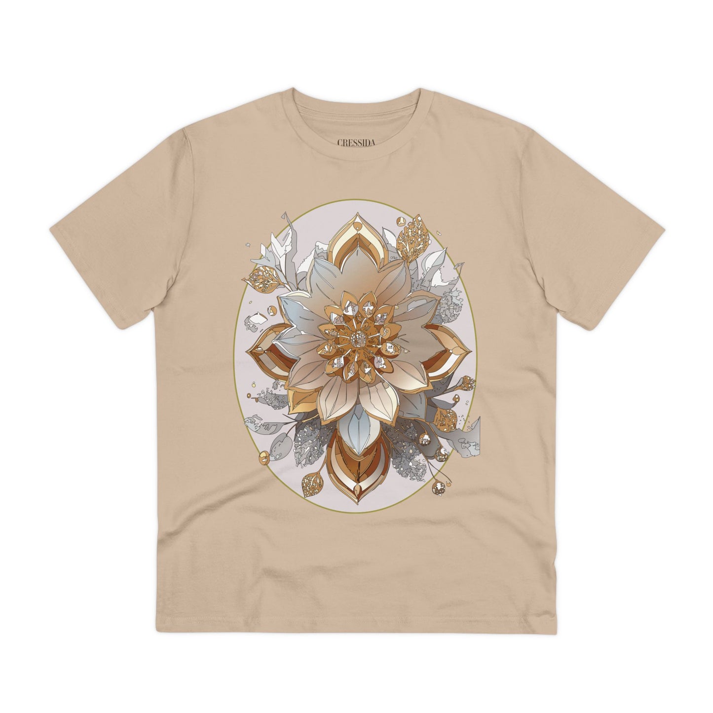 Organic T-shirt with Flower