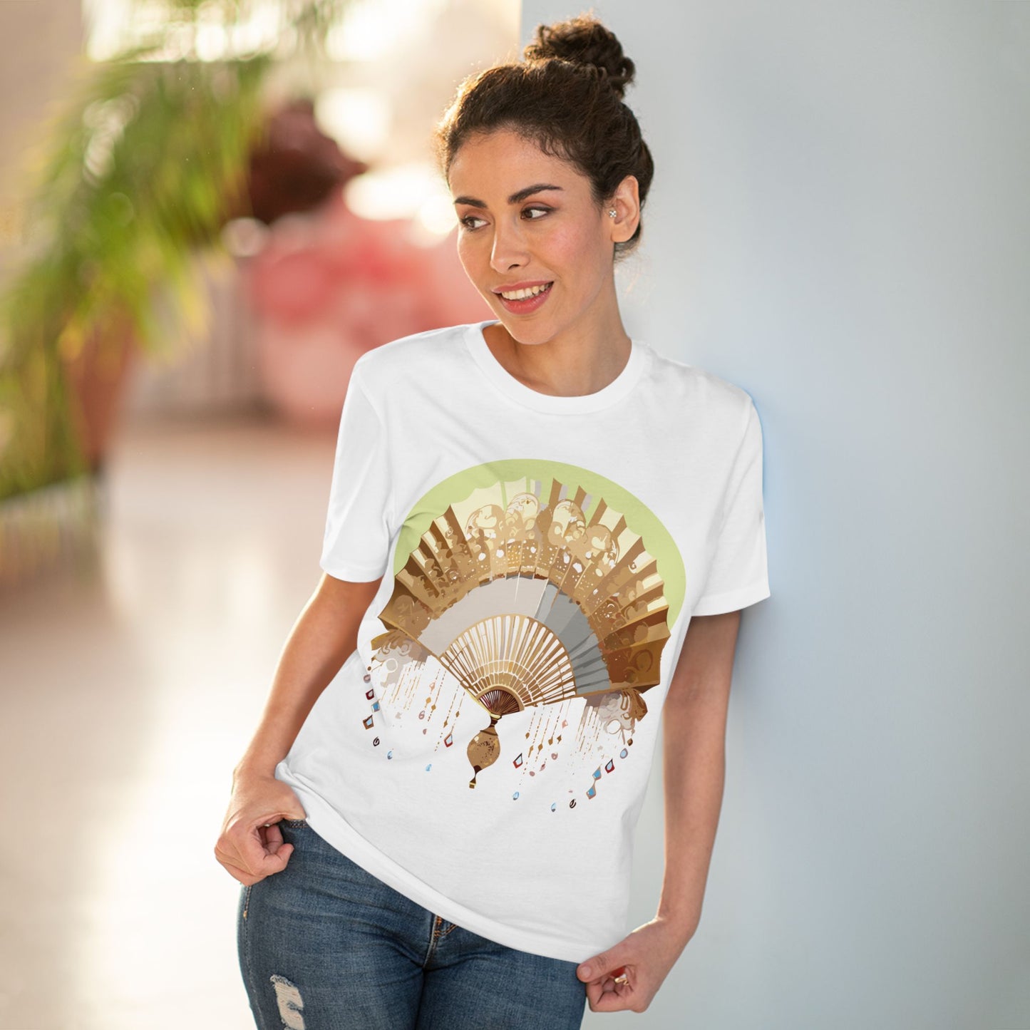 Organic T-shirt with Fan