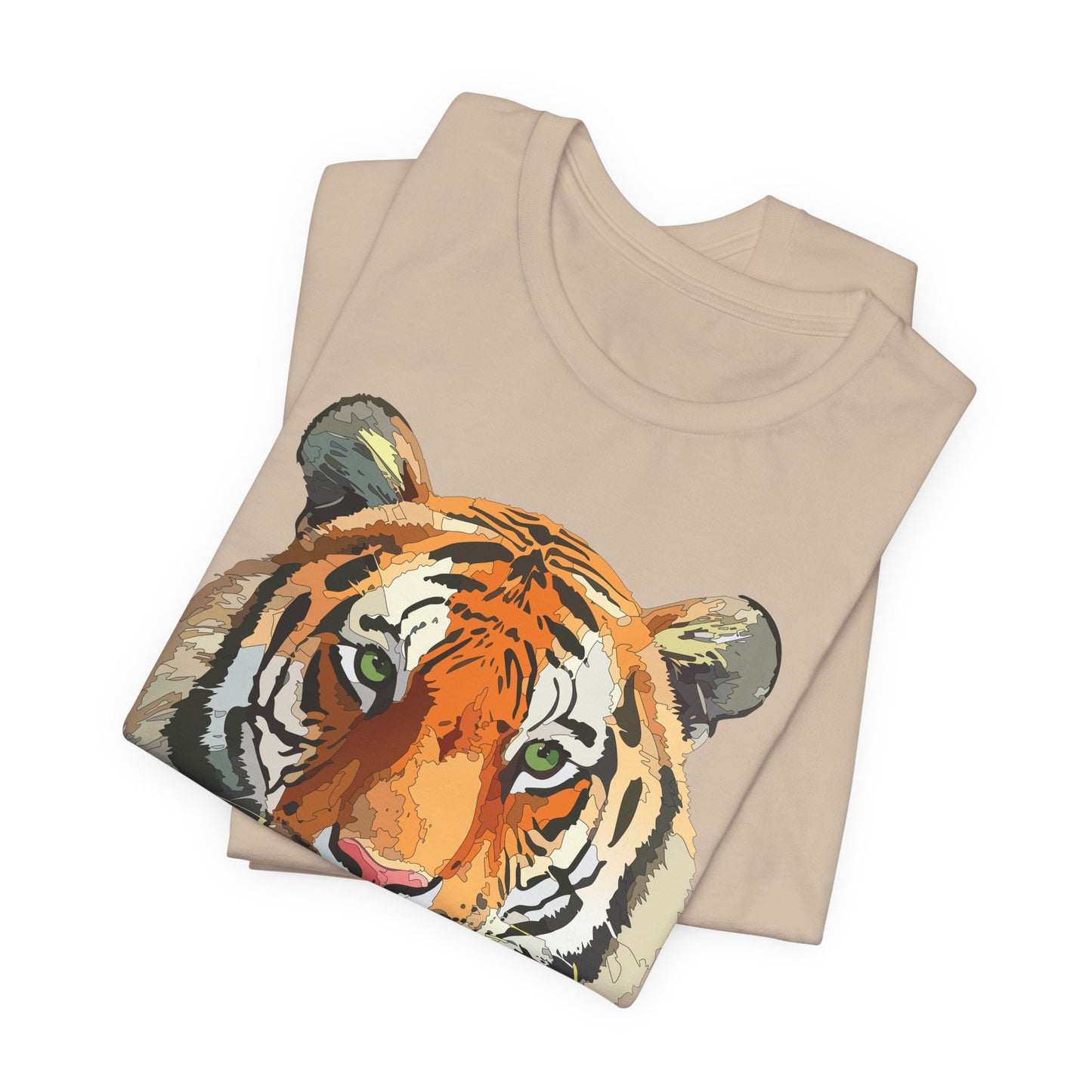 Unisex Animal Shirt, Tee Shirt with Animals, Art Design Tee Shirt, Wild Animals Shirt