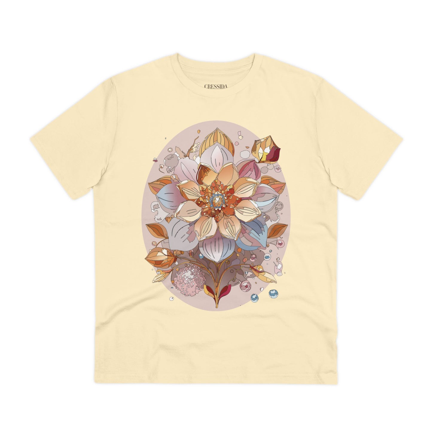 Organic T-shirt with Flower