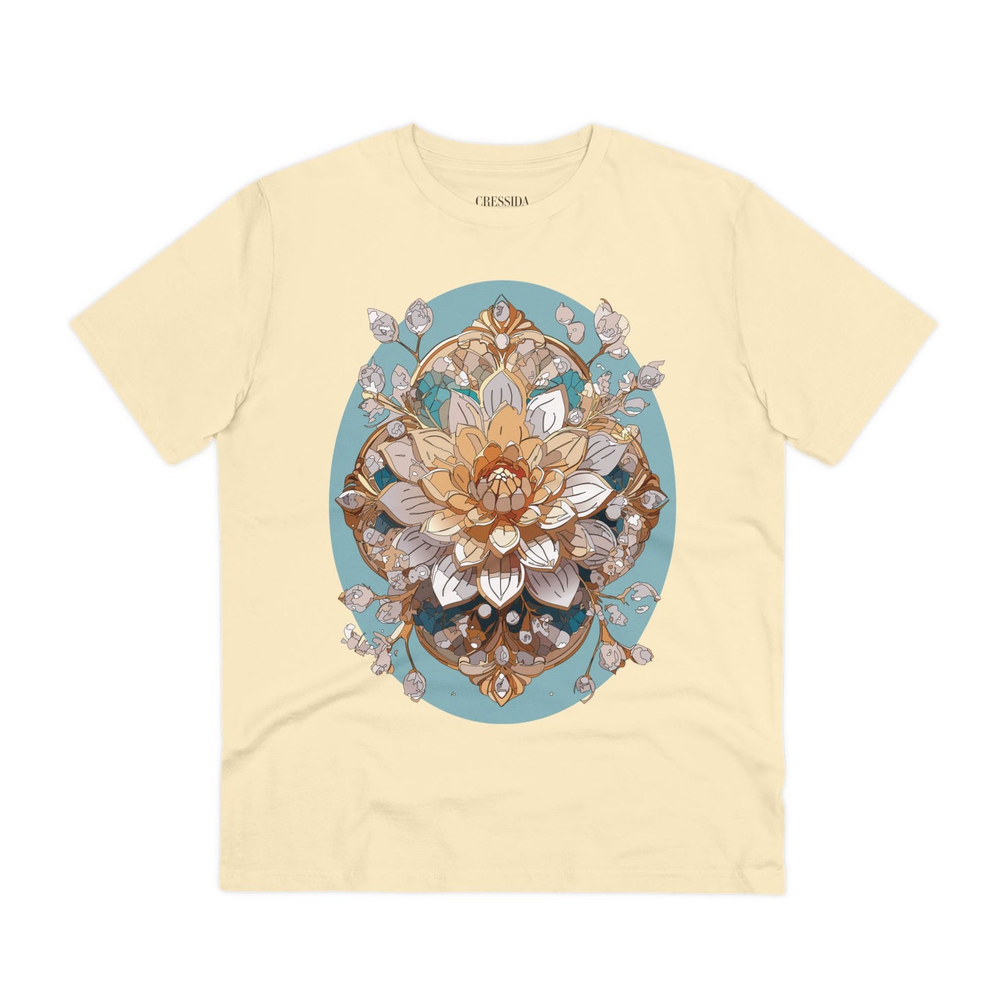 Organic T-shirt with Flower