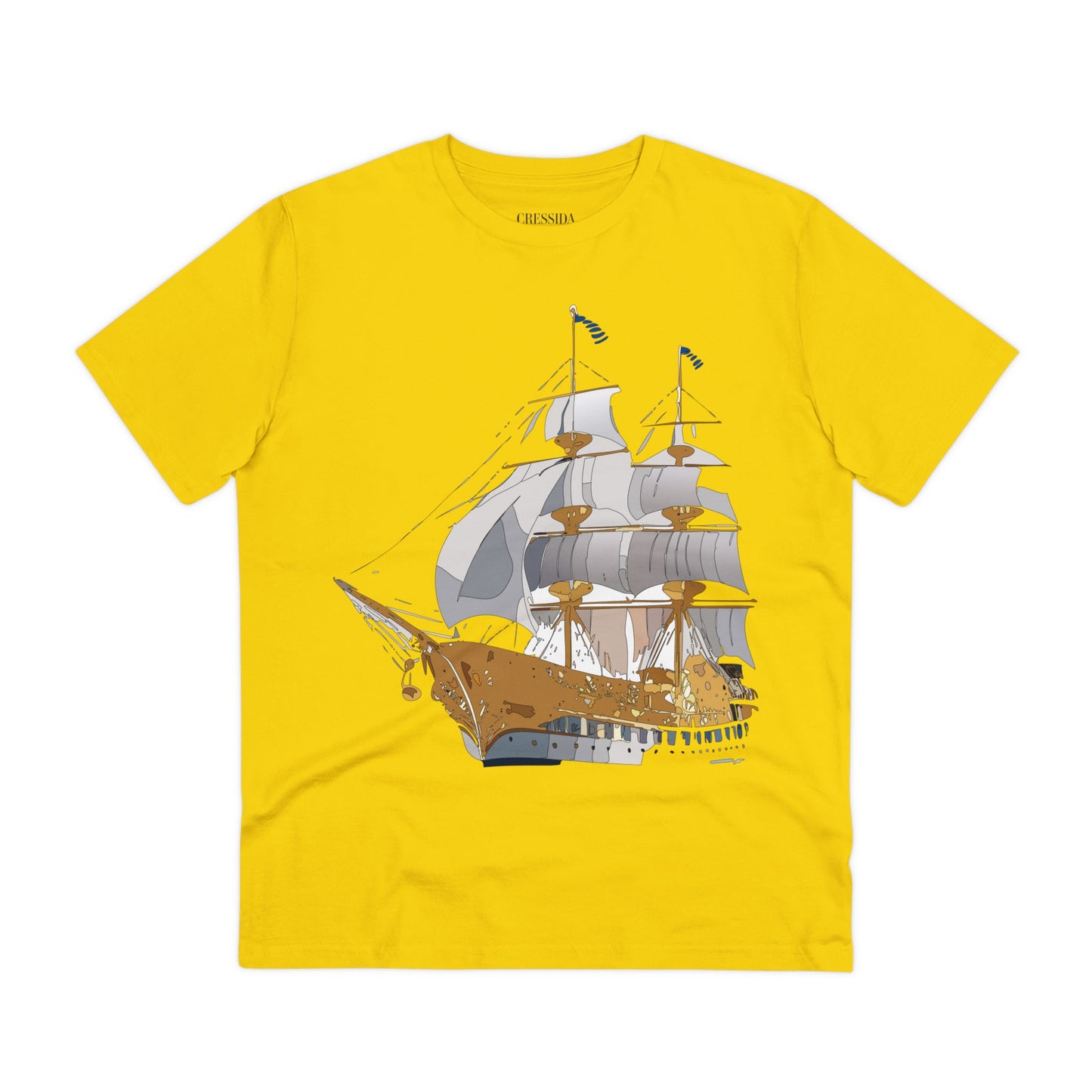 Organic T-shirt with Ship