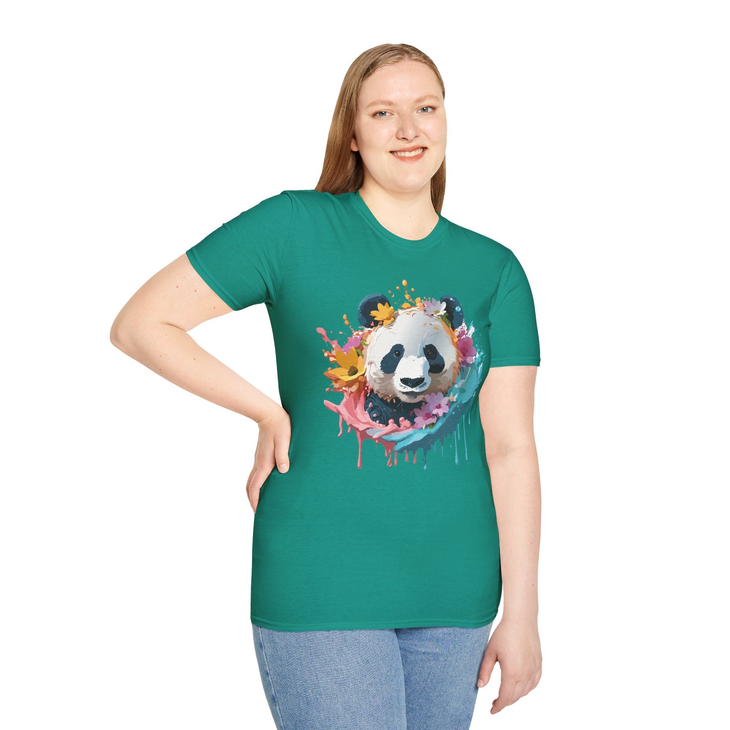 Panda Shirt, T Shirt with Panda, Animal Shirt, Tee Shirt with Animals