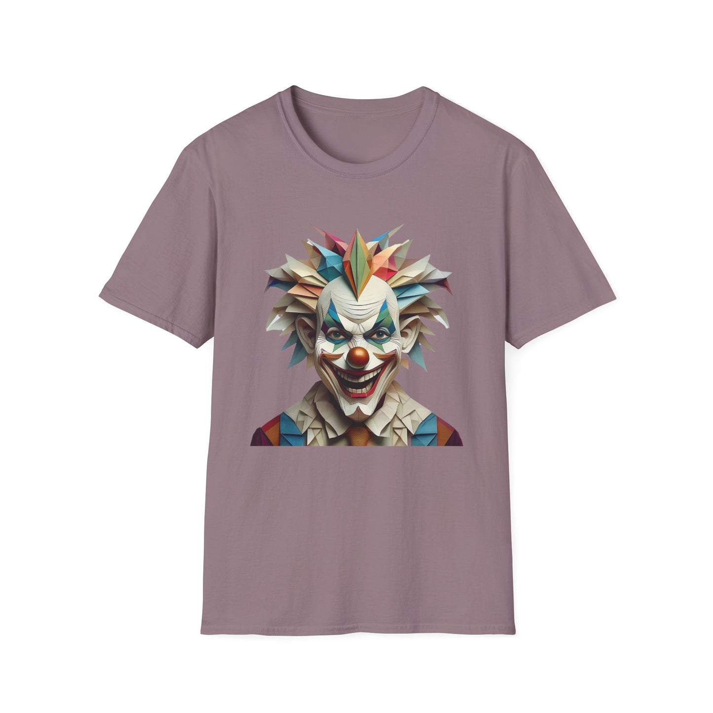Clown Shirt, T Shirt with Clown, Funny Man Shirt, Tee Shirt with Funny Man, Circus Shirt, Shirt with Circus, Scary Man Shirt, Shirt with Scary Man