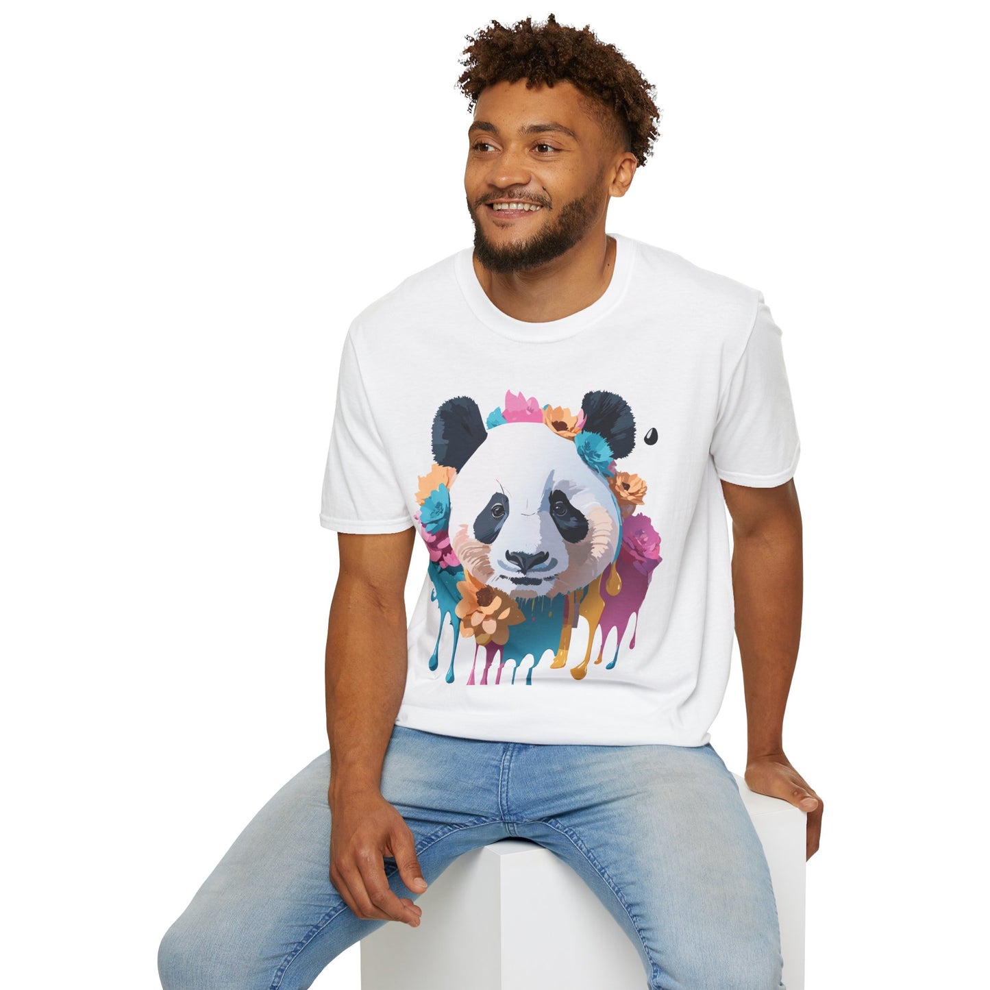 Panda Shirt, T Shirt with Panda, Animal Shirt, Tee Shirt with Animals