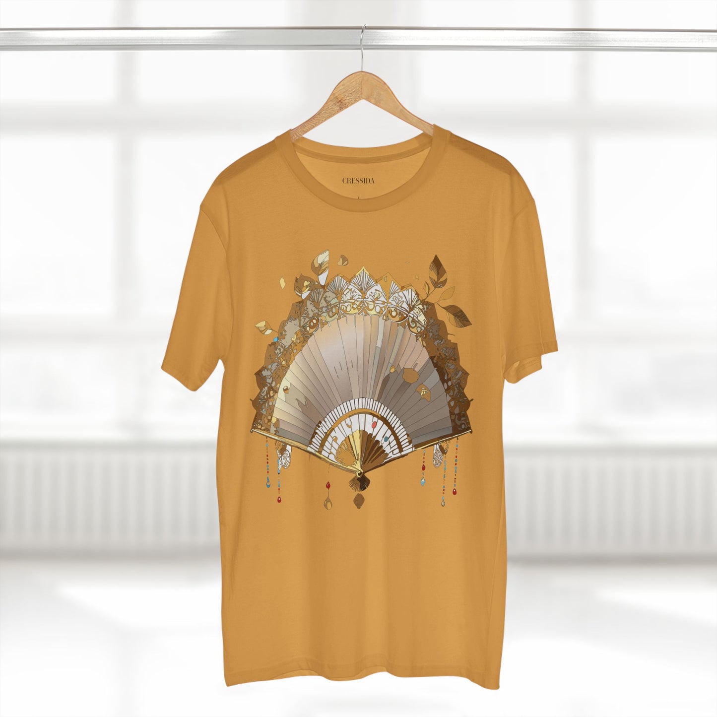 Fan shirt, Shirt with Fan, Tee Shirt with Antique Fan