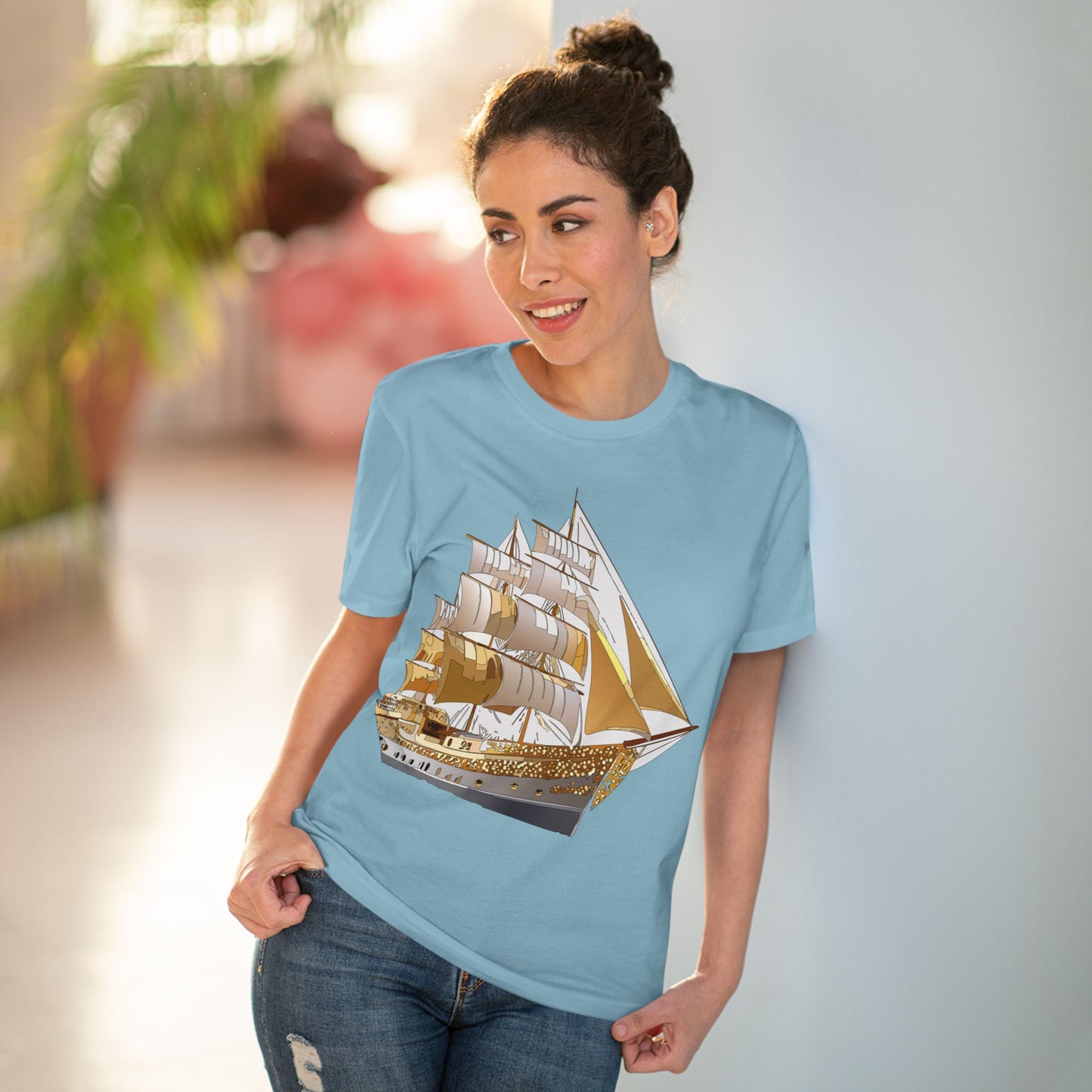 Organic T-shirt with Ship