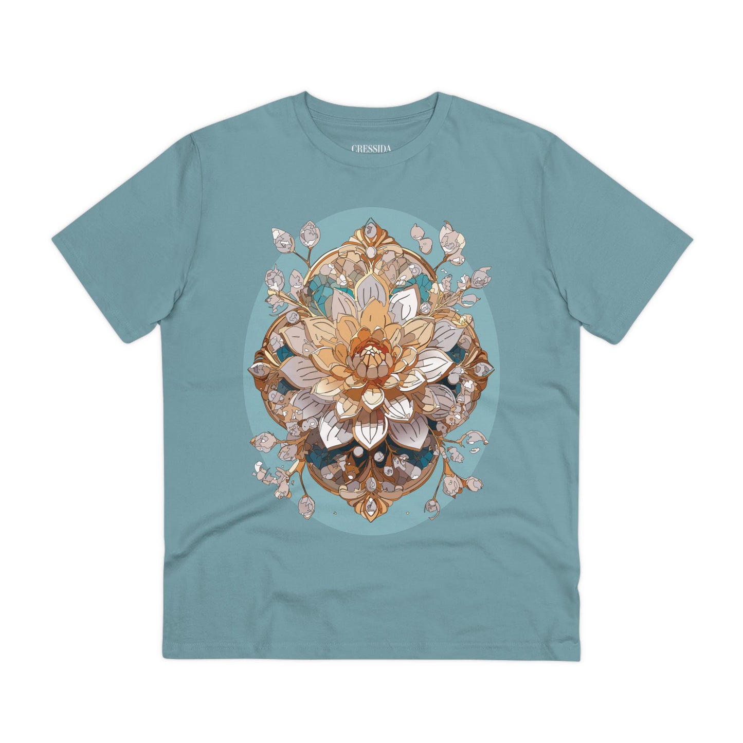 Organic T-shirt with Flower