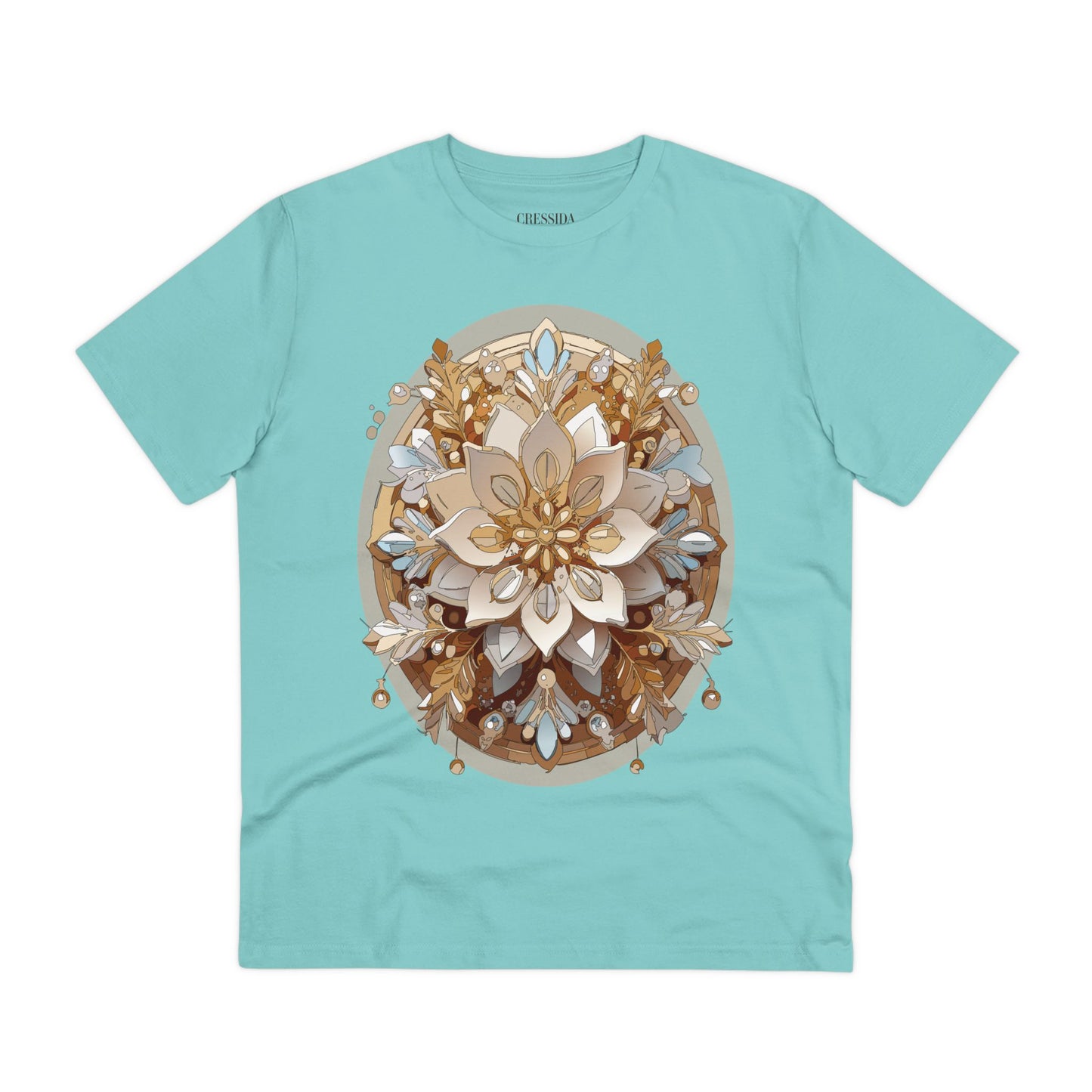 Organic T-shirt with Flower