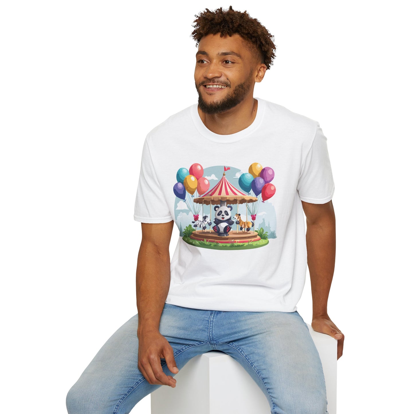 Panda Shirt, T Shirt with Panda, Animal Shirt, Tee Shirt with Animals