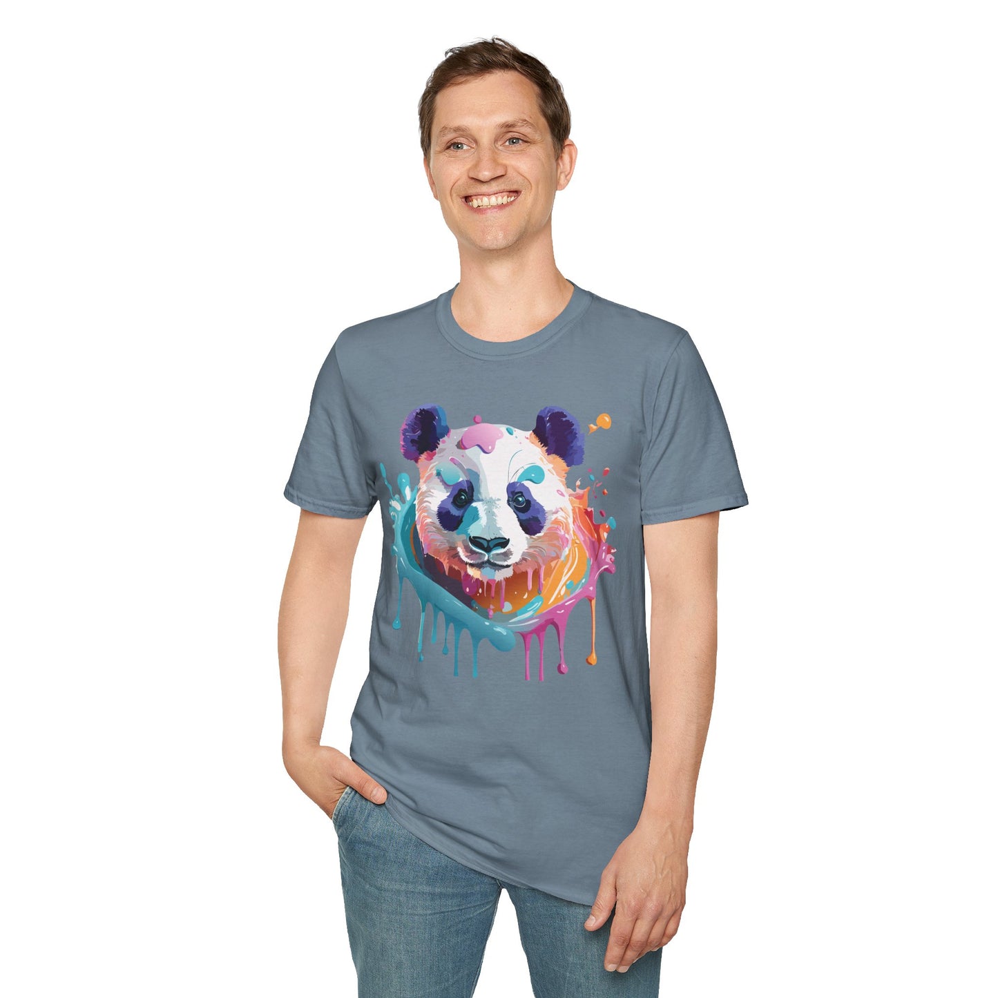 Panda Shirt, T Shirt with Panda, Animal Shirt, Tee Shirt with Animals