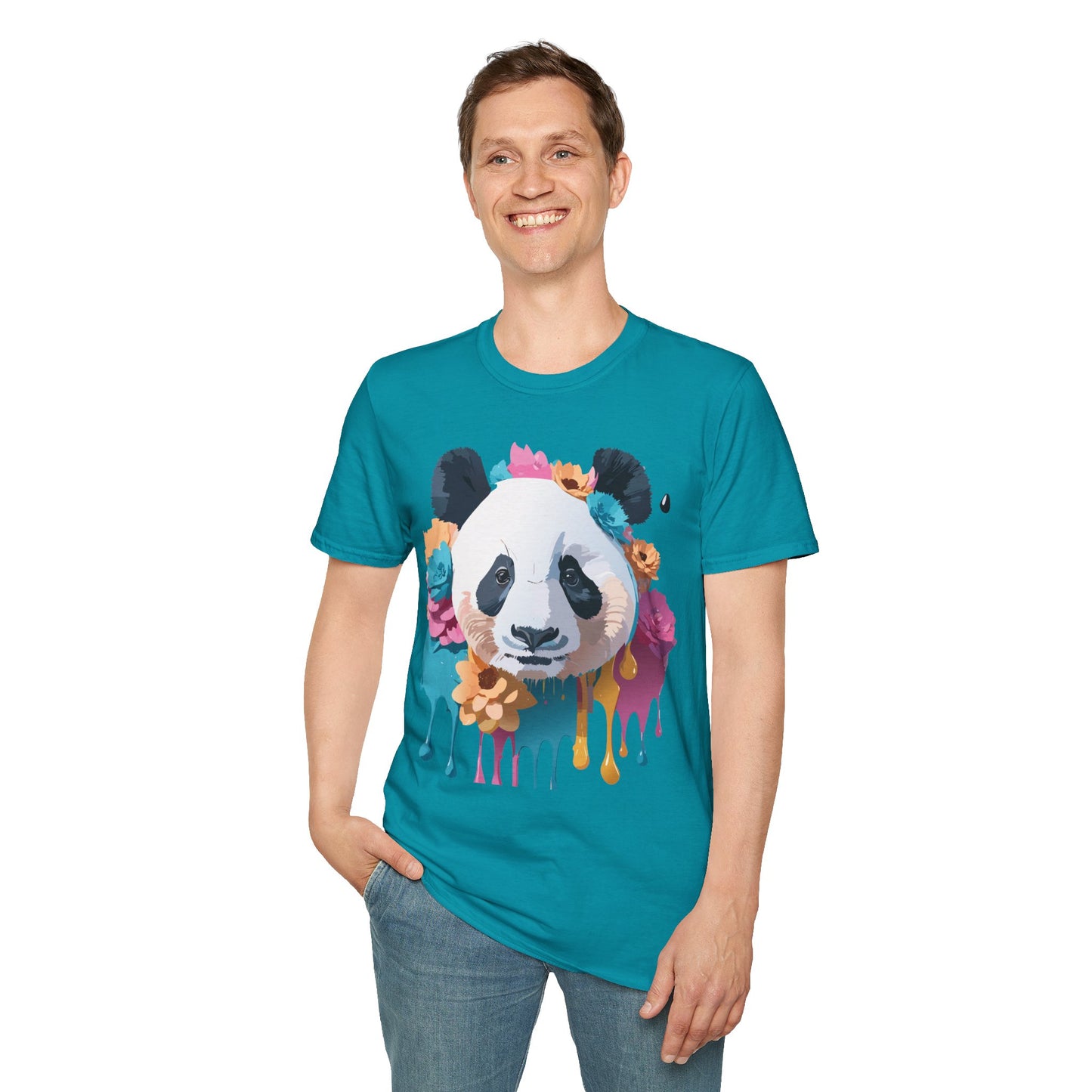 Panda Shirt, T Shirt with Panda, Animal Shirt, Tee Shirt with Animals