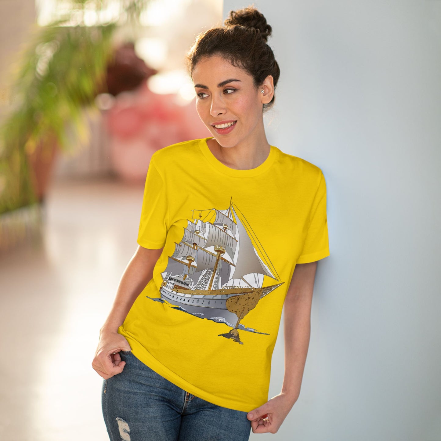 Organic T-shirt with Ship