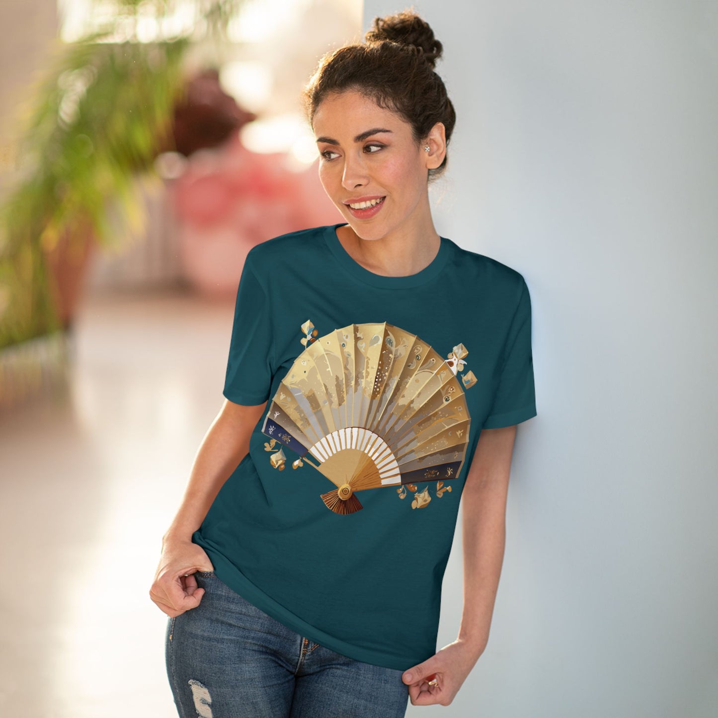 Organic T-shirt with Fan