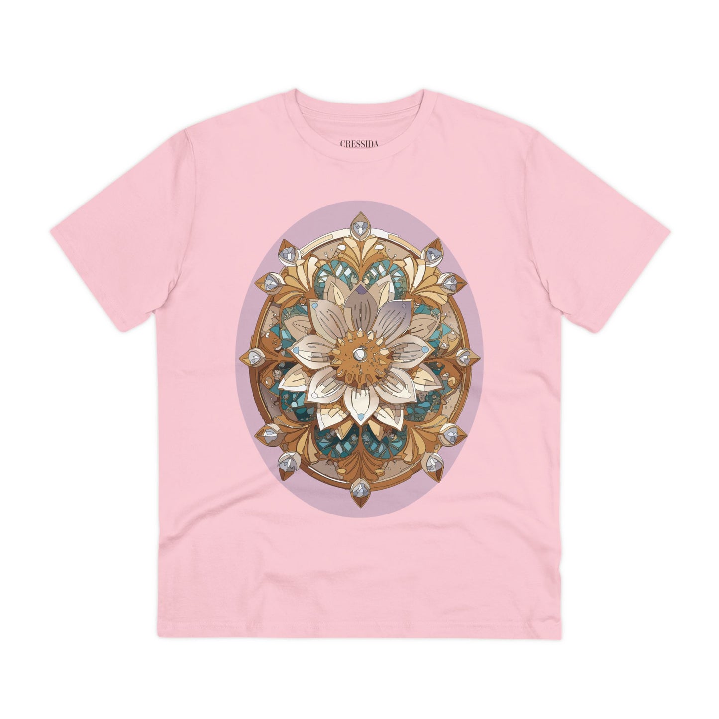 Organic T-shirt with Flower