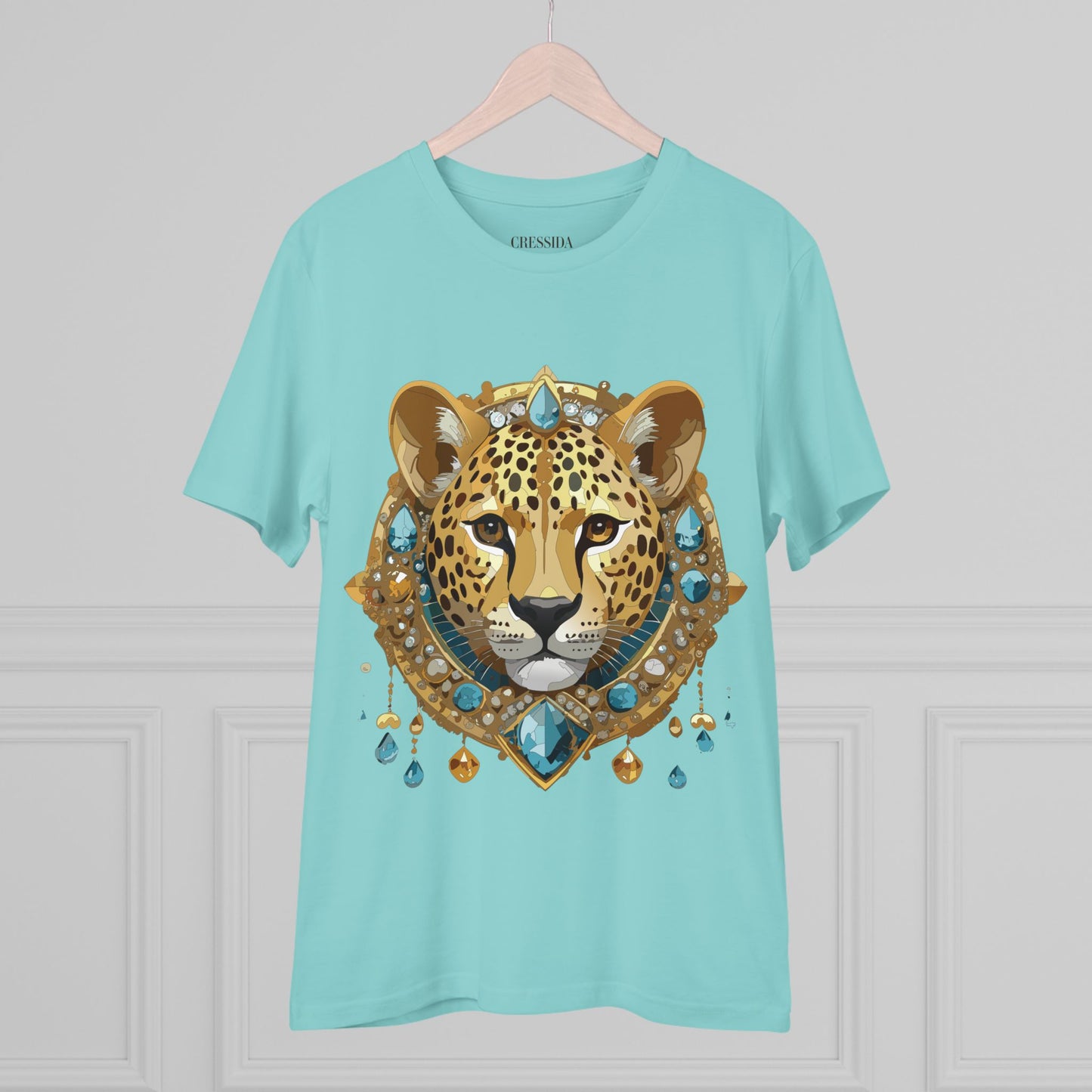 Organic T-shirt with Animals - Cheetah