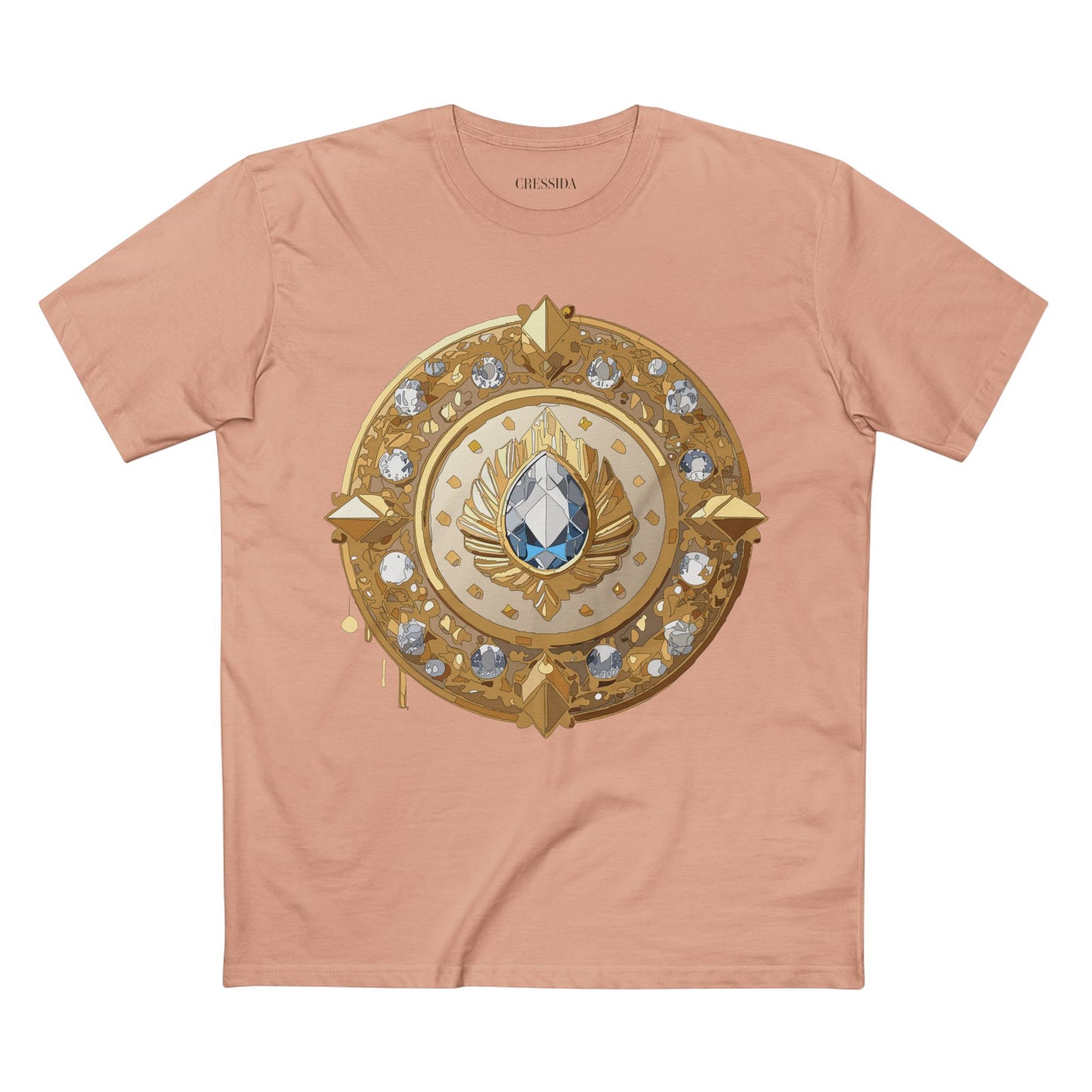 Medallion Shirt, Shirt with Medallion, Tee Shirt with Medal