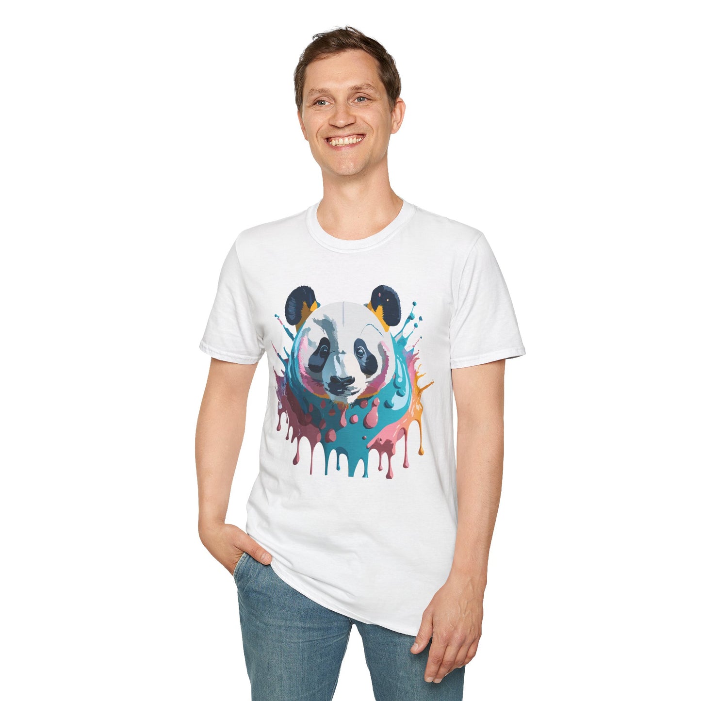 Panda Shirt, T Shirt with Panda, Animal Shirt, Tee Shirt with Animals