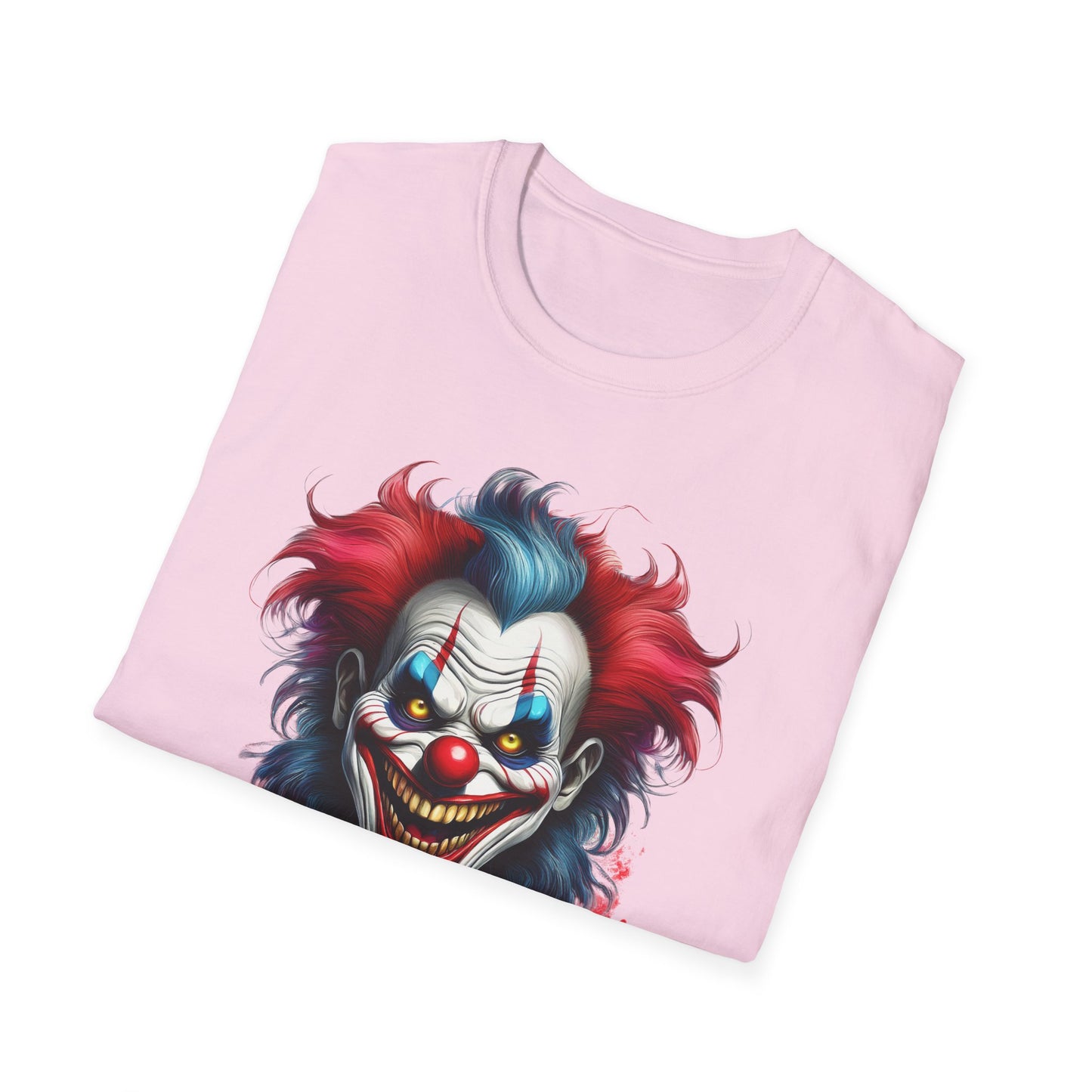 Clown Shirt, T Shirt with Clown, Funny Man Shirt, Tee Shirt with Funny Man, Circus Shirt, Shirt with Circus, Scary Man Shirt, Shirt with Scary Man