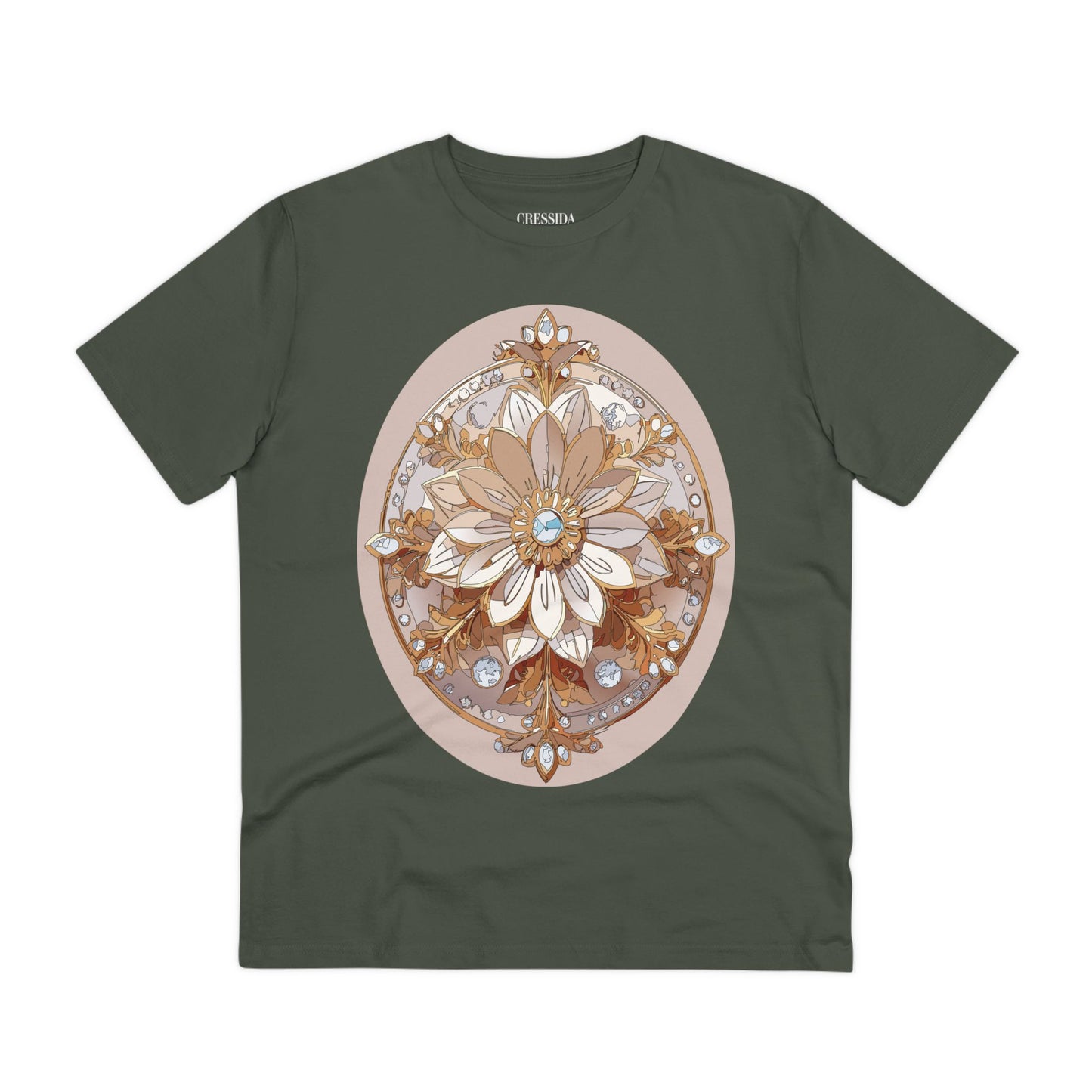 Organic T-shirt with Flower