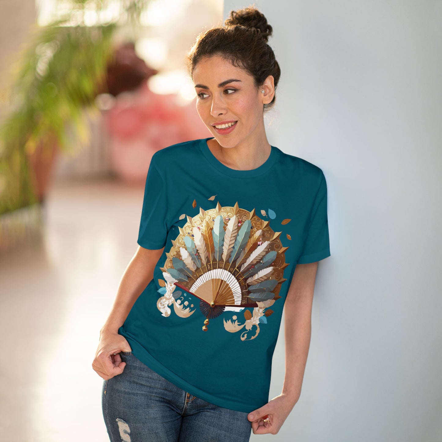 Organic T-shirt with Fan