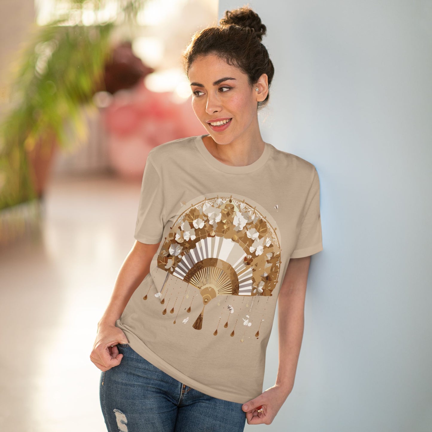 Organic T-shirt with Fan