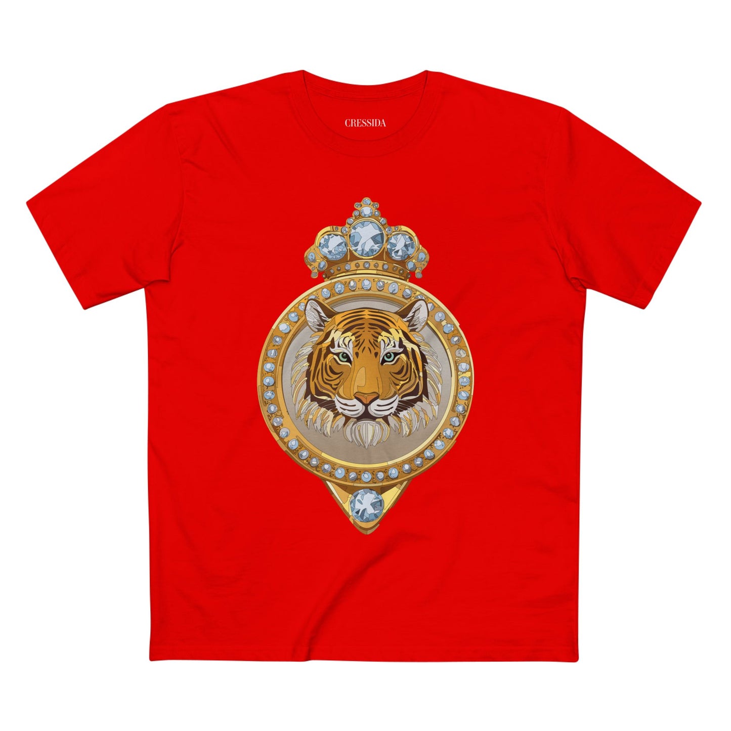Unisex Antique Animal Medallion Premium Cotton Tee Shirt Artwork Edition