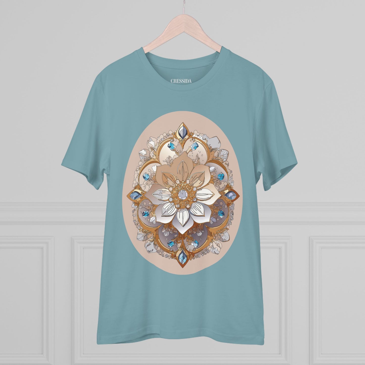 Organic T-shirt with Flower