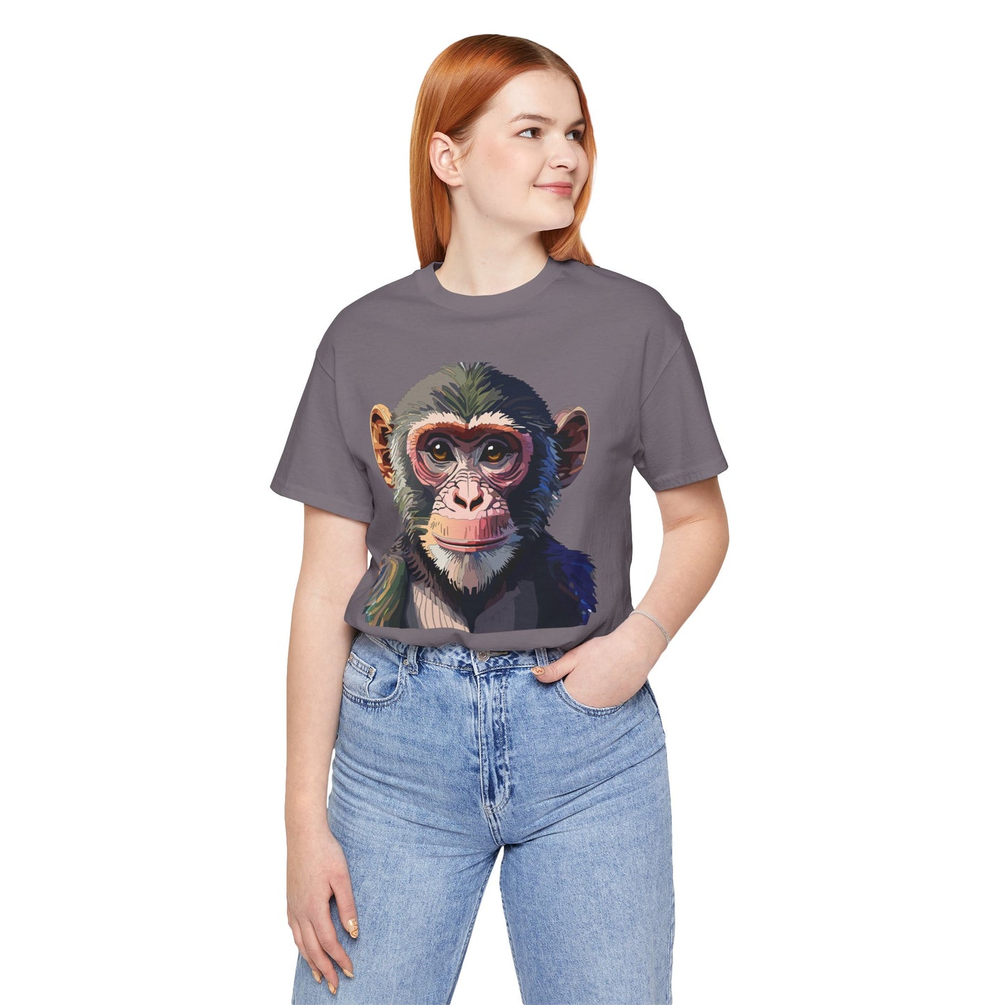Unisex Animal Shirt, Tee Shirt with Animals, Art Design Tee Shirt, Wild Animals Shirt