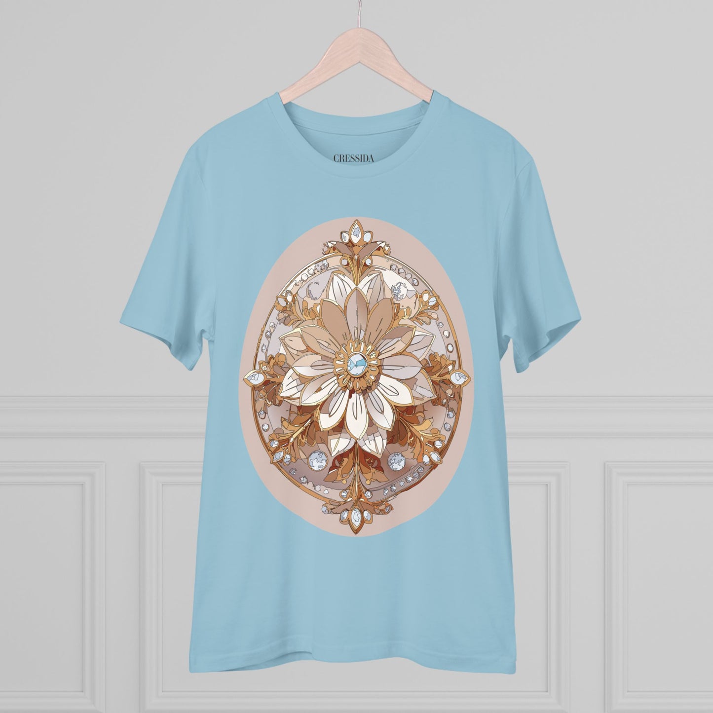 Organic T-shirt with Flower