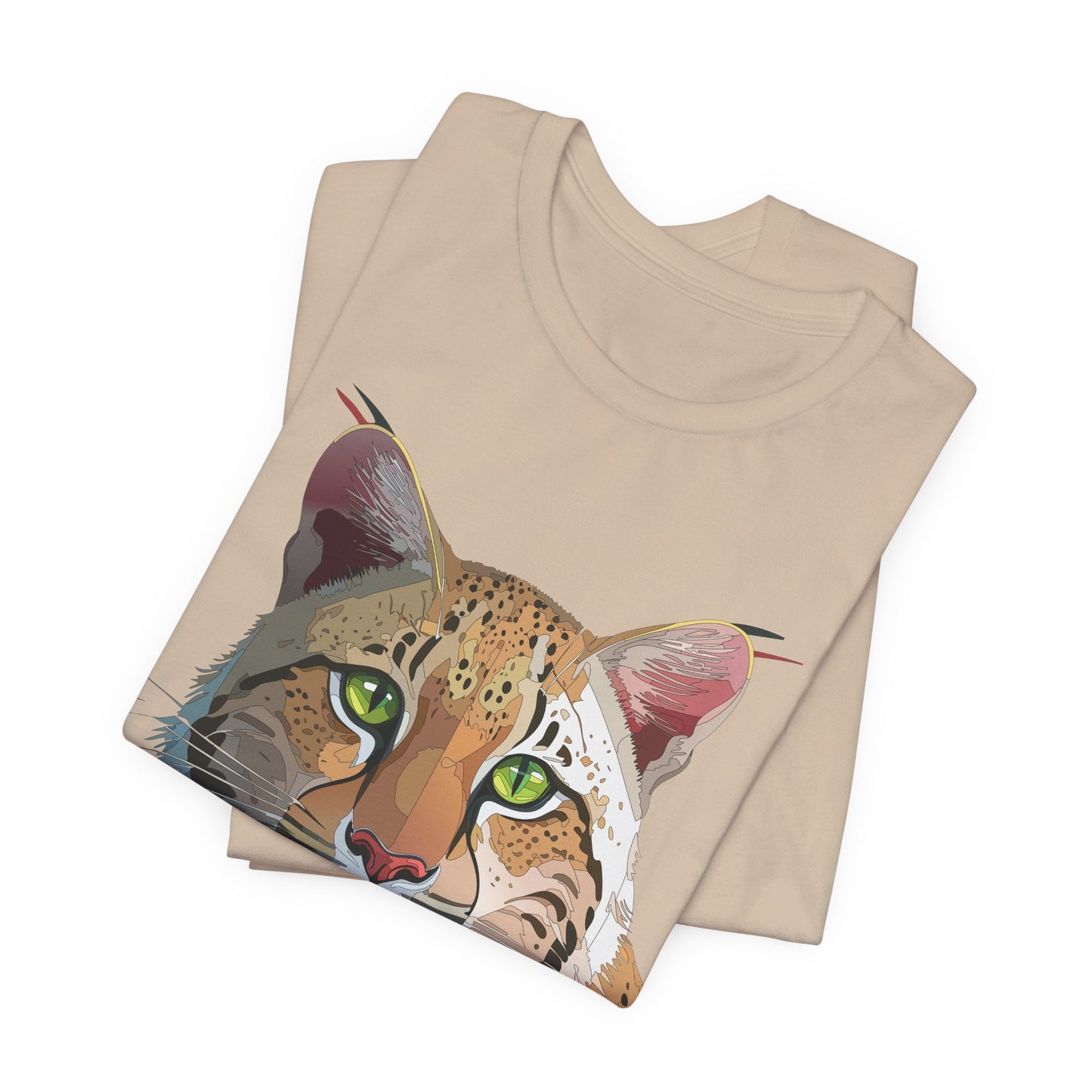 Unisex Animal Shirt, Tee Shirt with Animals, Art Design Tee Shirt, Wild Animals Shirt