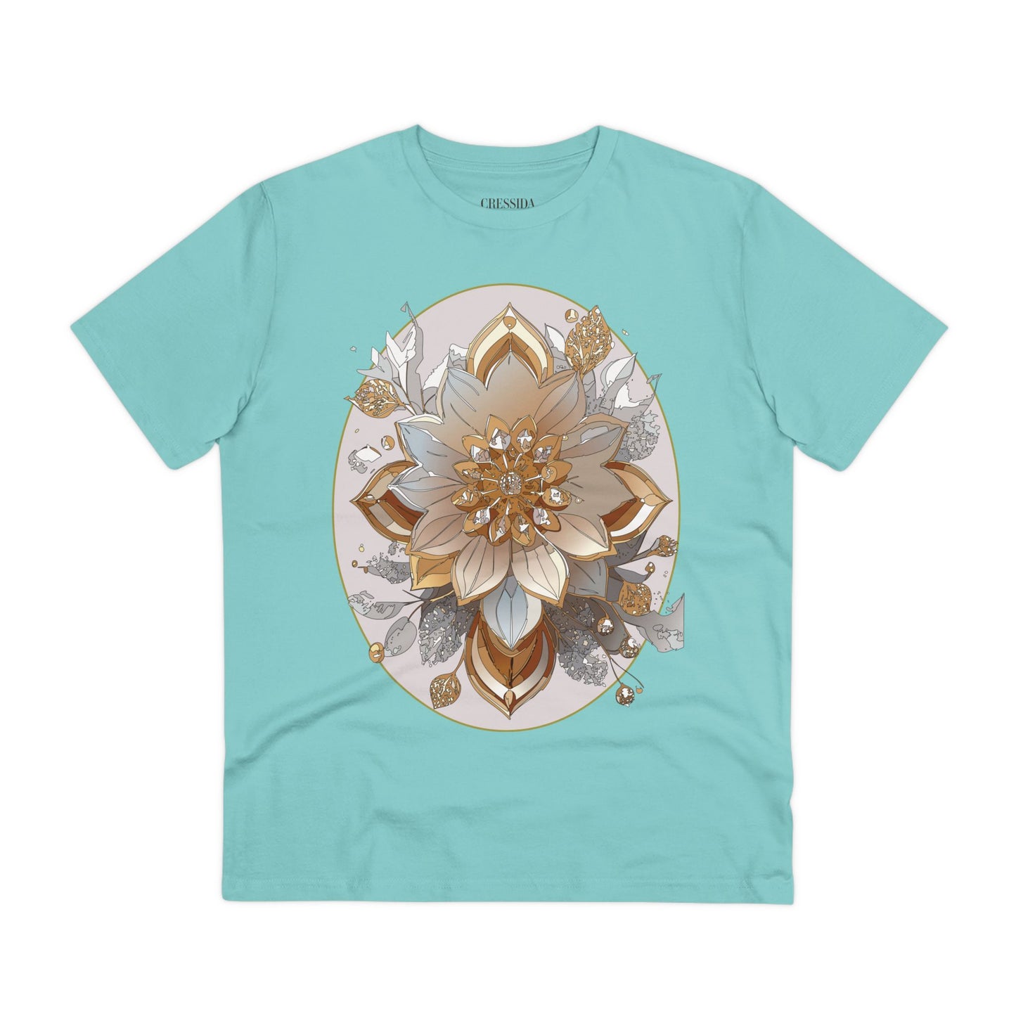 Organic T-shirt with Flower